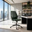 Fauteuil de direction ergonomique, fauteuil de bureau pivotant réglable en hauteur, chaise de bureau-1673897031