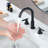 Widespread 2-handle Bathroom Faucet with Drain Assembly-73695305