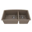 Ensemble d'évier de cuisine à double cuve 60/40 Karran Quartz 32 "X 19-1 / 2"-50597891
