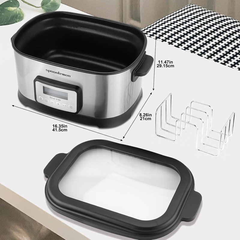 6 pte en acier inoxydable sous vide