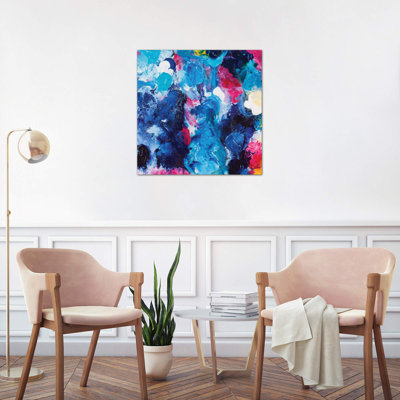 Beautiful Accidents XII - Wrapped Canvas Painting