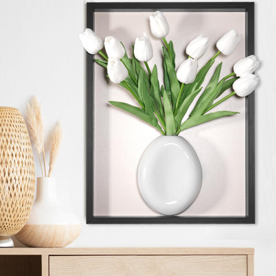 Vase mural 3D en bois