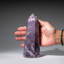 Véritable pointe de lépidolite polie de Madagascar (2,5 lb)
