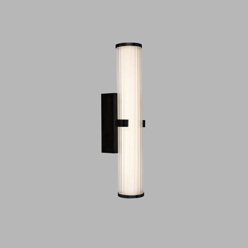 Aaidah LED Flush Mounted Sconce, Black