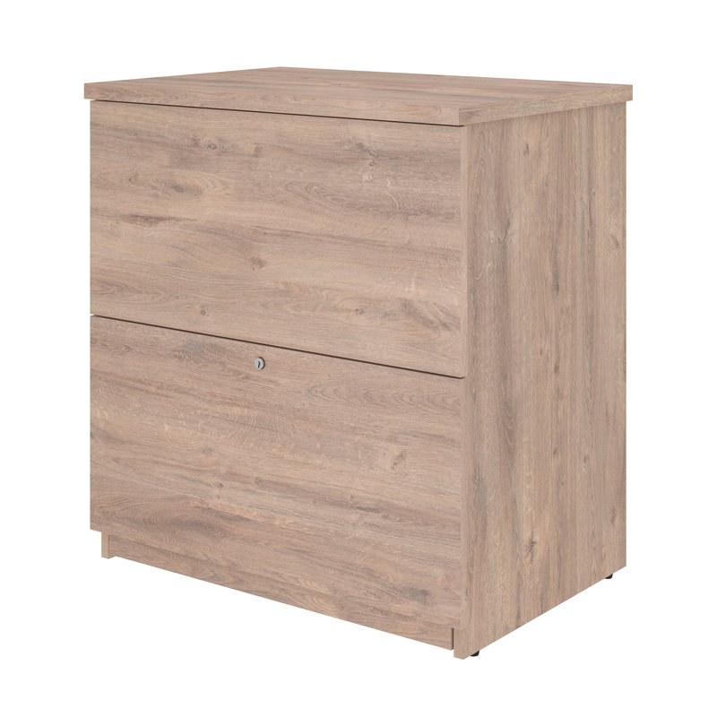 Pasiak 28.4'' Wide 2 -Drawer File Cabinet, Rustic Brown