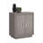 Storage Cabinet, Gray Finish