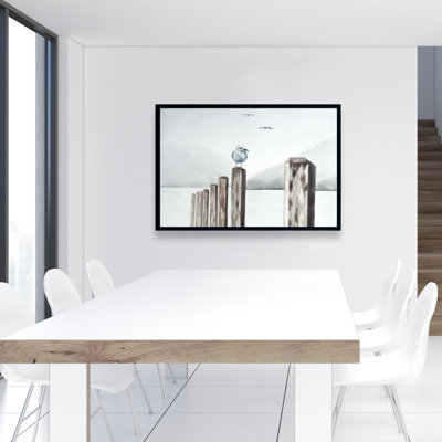 «Seagull At The Marina» sur toile