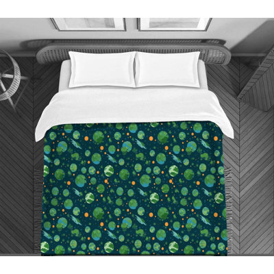 Polyester Geometric Shapes Comforter