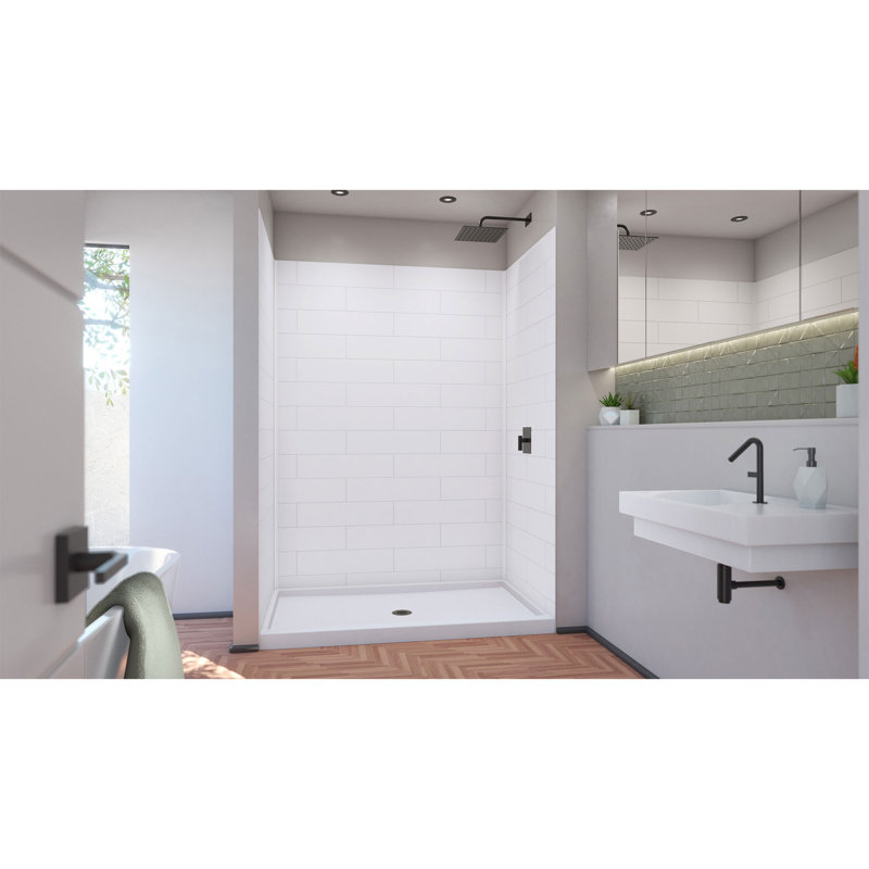 Cabine de douche et base 60 po x 36 po x 84 po Dreamstone