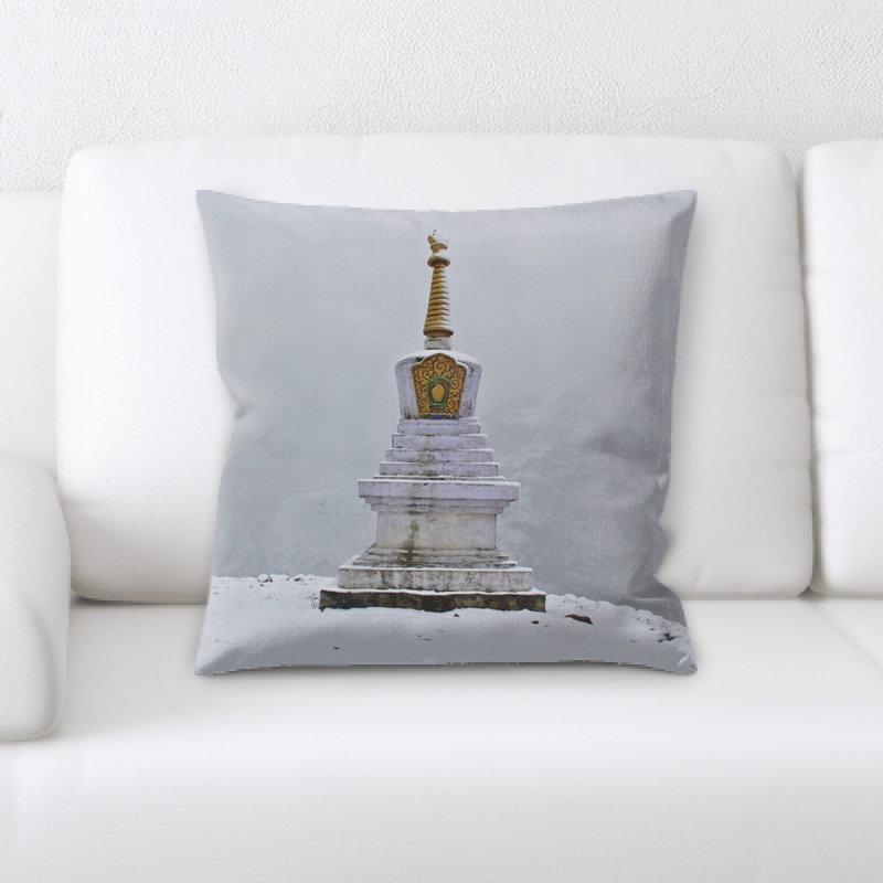 Microsuede Reversible Throw Pillow
