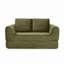 Canapé-lit pliant convertible 2-en-1, canapé-lit en velours côtelé avec 2 * coussins, causeuse modulaire rembourrée et désossée avec lit escamotable, canapé-lit pliant modulaire pour le salon-1036431499
