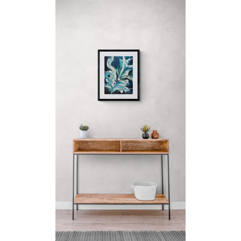 Wild At Heart Print by Novi Lim, Black Framed Canvas, 32" H x 24" W