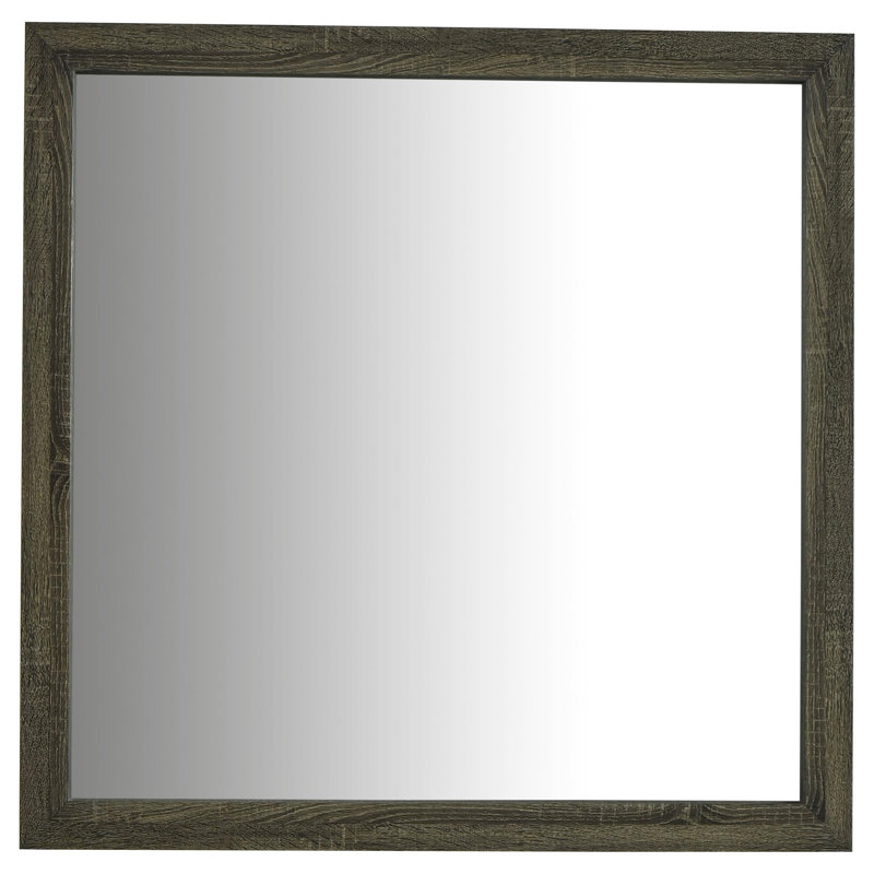 Elegant Design - Fiach Dresser Mirror Brown Oak
