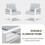 Metal Outdoor Lounge Chair-1460055073