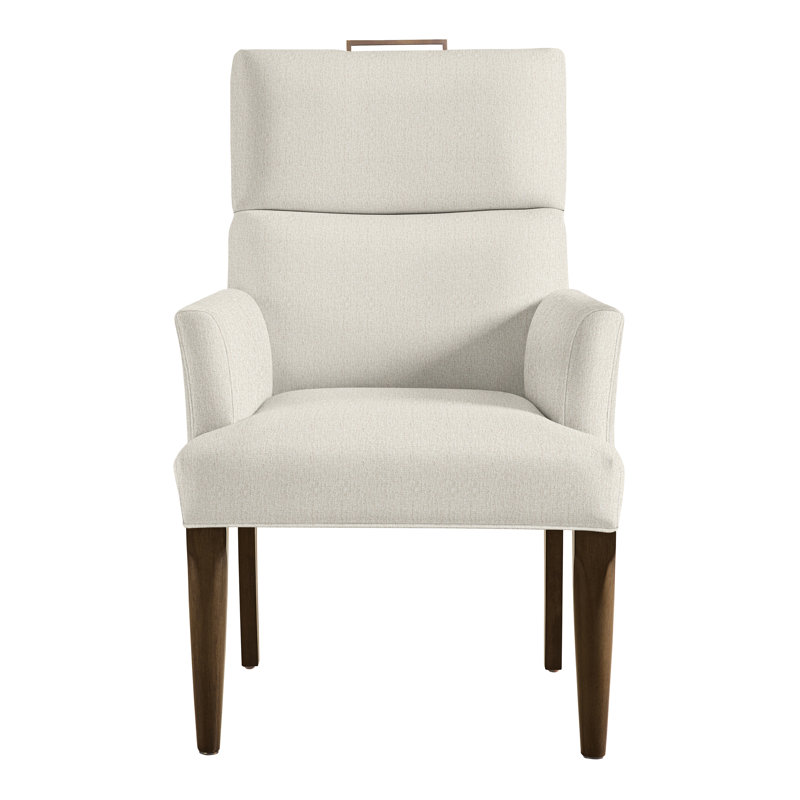 Fauteuil Thom Filicia Home, Chenille Crypton® neige Nomad, La Havane