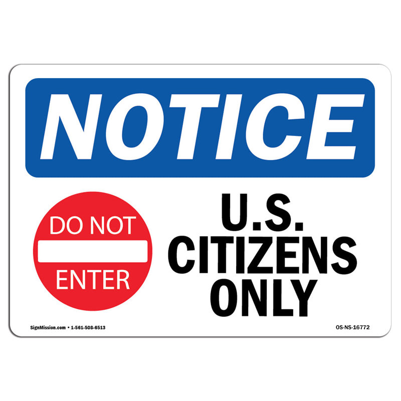 Notice Sign