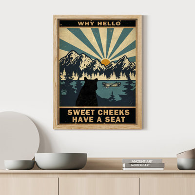 «Funny Cat Quotes Bar Sign Prints» sur papier
