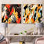 Consilia - Ensemble de 2 collages carrés abstraits-101846986-101846987