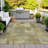 Machine Washable Indoor/Outdoor Xhevrie Khaki Rug-111928073