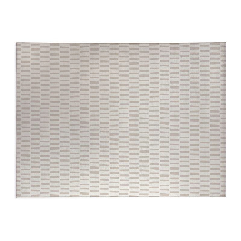 Flat Attack Kids Play Mat, Rectangle 3' x 5', Taupe