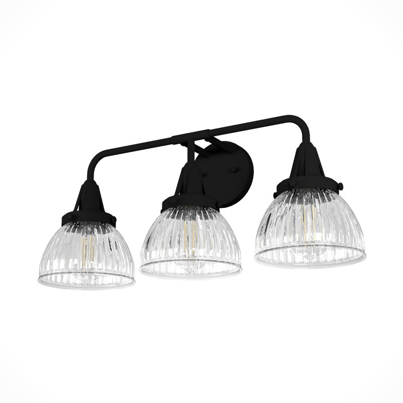 Hunter Cypress Grove Natural Iron 3 Light Vanity Wall Light Fixture, Natural Iron