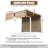 Yescom Fabric Replacement Canopy for Pergola-65072537