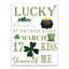 «St. Patrick's Day Words» par Inconnu - impression sur toile tendue