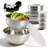 Koomade 23-Piece Stainless Steel Nested Mixing Bowl Set, Space-Saving Kitchen Prep Bowls with Lids