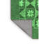 Tapis abstrait vert émeraude lavable à la machine 810-901944415