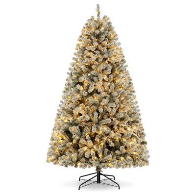 Spruce Flocked/Frosted Christmas Tree with Lights