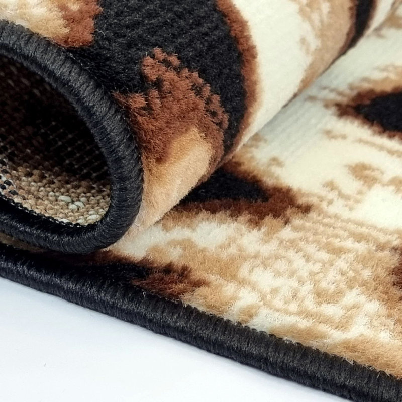Alizey Animal Print Area Rug, Rectangle 200 x 290cm