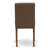 5 Piece Modern Dining Table Set Includes a Rectangle Wooden Table and 4 Coffee Linen Fabric Upholstered Parson Chairs, 36x60 Inch, Mahogany-733579632-733579647-784258997