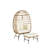 Wicker Egg Chair,Rattan Egg Chair Indoor Outdoor,Oversized Large Egg Chairs With Ottoman And Thick Cushions For Porch, Backyard, Balcony-570266066-570266068