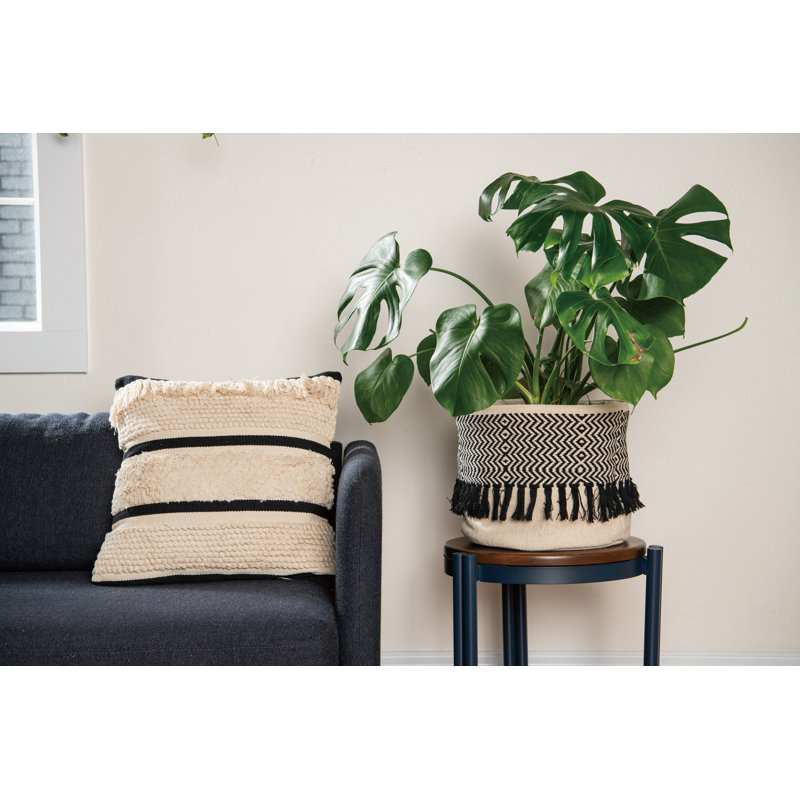 Stripes Cotton Throw Pillow
