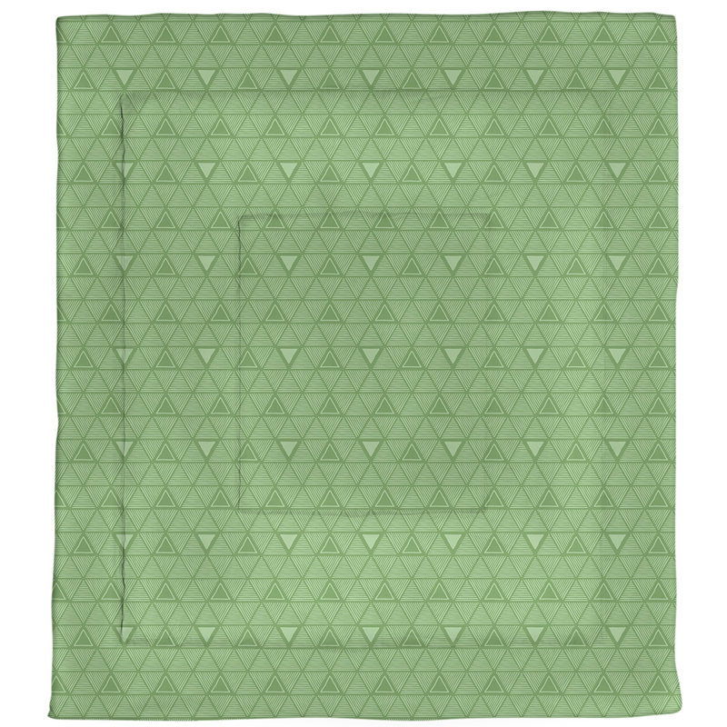 Édredon en microfibre réversible Patricia Geoffrey, Édredon très grand, Vert clair