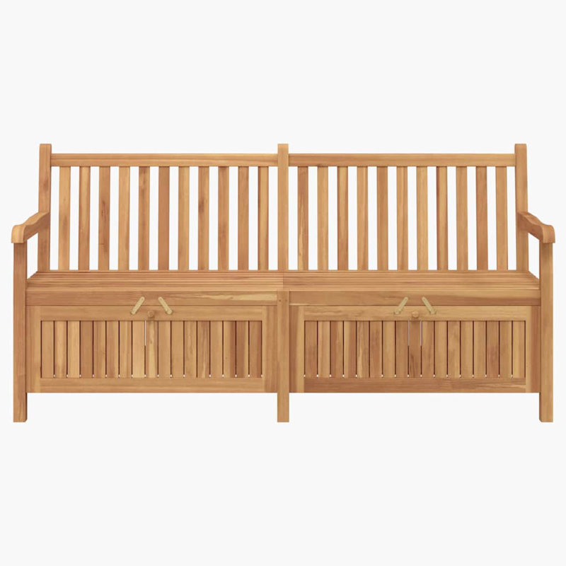 Solid Wood Outdoor Bench, 90cm H x 180cm W x 60cm D