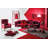 Pune Area Rug, Red/Beige