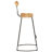 Bonnita Counter Stool with Metal Frame-1289413523