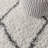 Cantera Shag Plush Tassel Moroccan Tribal Geometric Trellis Cream/Gray Rug-601393506