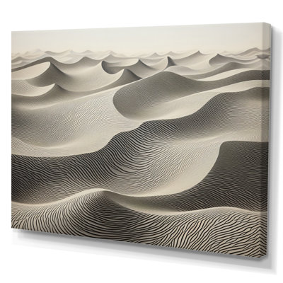 " Gray Saharan Dunes II "