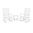 POLYWOOD x Sol 72 Jamarion 3-Piece Porch Rocking Chair Set