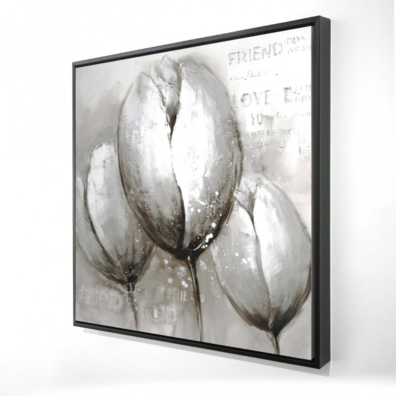 " Three White Tulips "