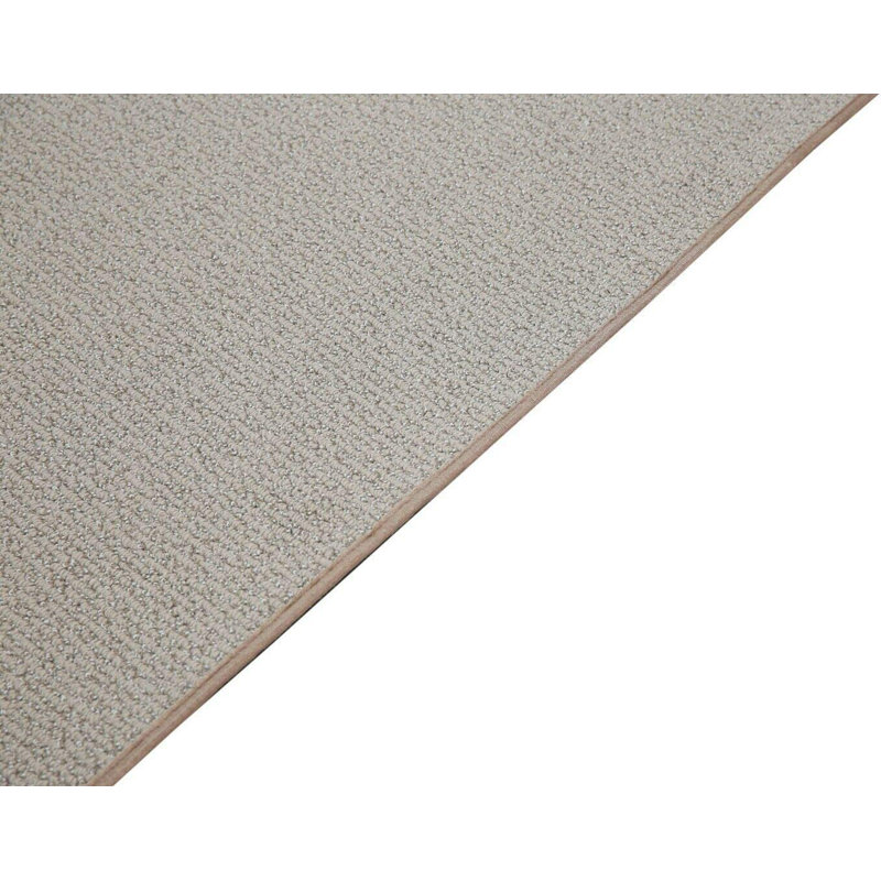 Ensemble de tapis en polyester de couleur unie touffetés à la machine, Octogone 2 pi