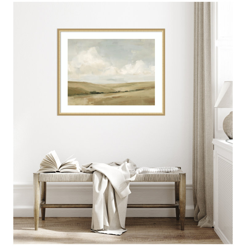 «Whispering Meadows II» par Amy Lighthall, reproduction d'art encadrée