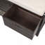 Banc, banc de rangement, banc d'entrée, banc de rangement rembourré, avec panier et tiroirs-1691277861