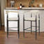 Tabouret de bar 29,73 po avec repose-pieds-1703198192