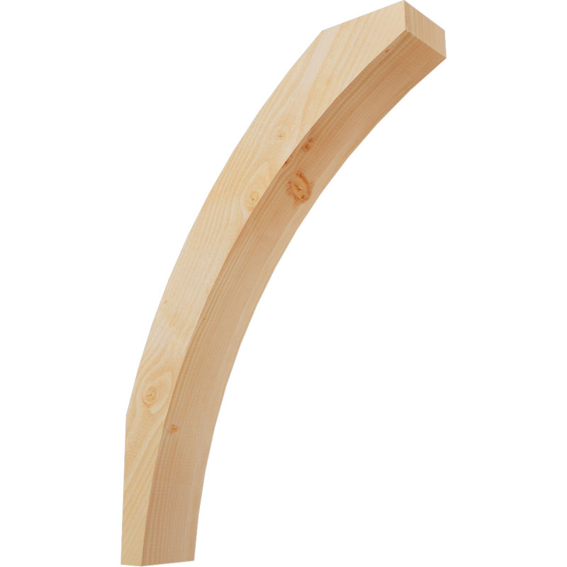 Genouillère Thorton, Sapin Douglas de 6 po (sciage brut), 28 po X P 40 po H