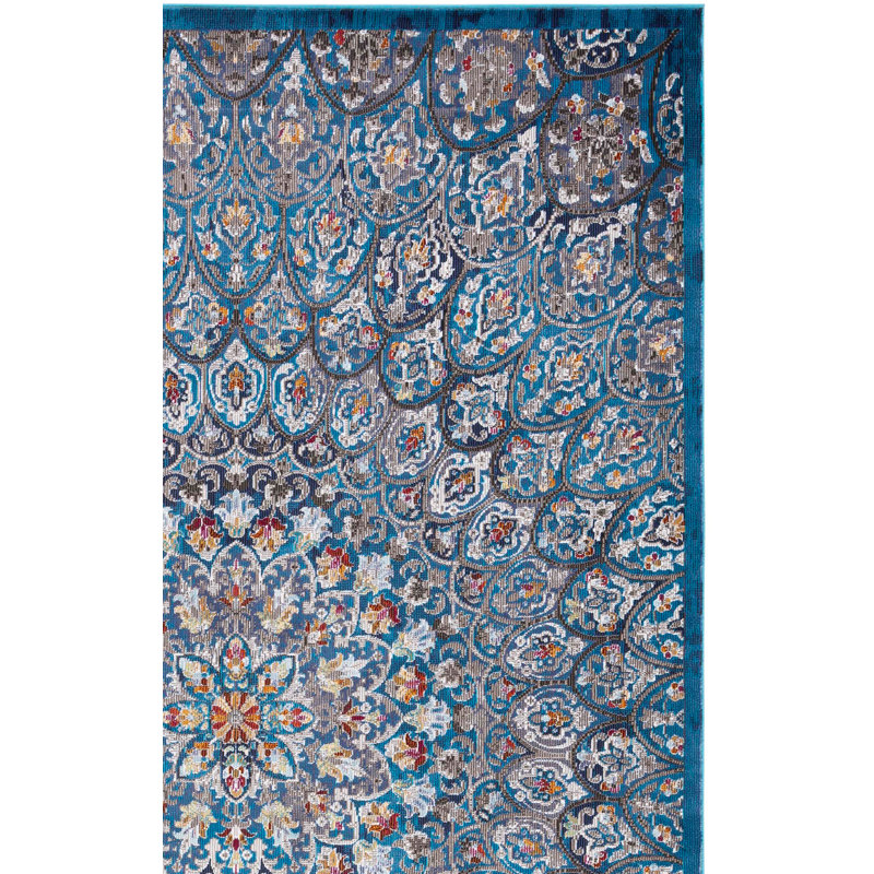 Aria Performance Floral Rug, Rectangle 5'1" x 7'3"