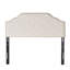 Tête de lit tapissier grand capitonnée avec garniture cloutée, structure en bois massif et pieds en métal durables, tête de lit en tissu moderne à hauteur réglable-1319195457