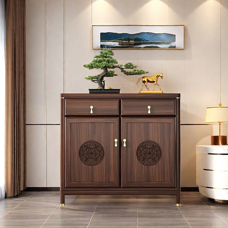 New  Chinese  Style  Solid  Wood  Sideboard
